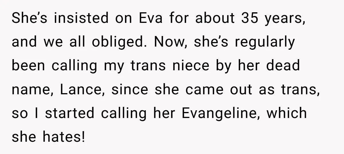 Family Switches to Full Names To Back Trans Niece Against Sister’s Deadnaming