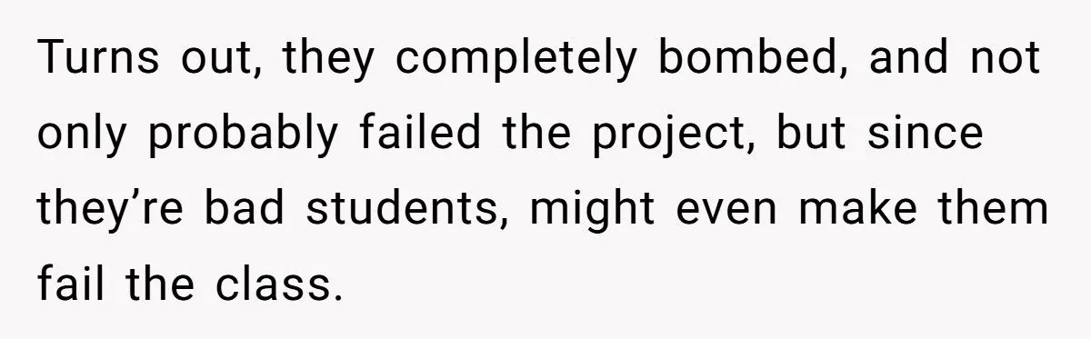 Group Project Sabotage: Faking A Flat Tire to Let Slackers Sink