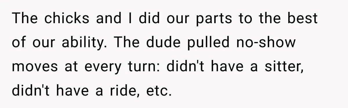 Group Project Sabotage: Faking A Flat Tire to Let Slackers Sink
