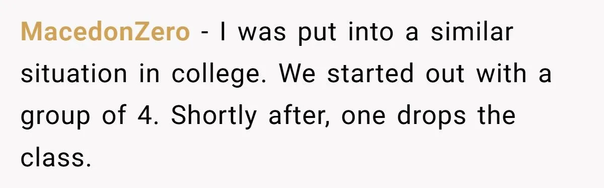 Group Project Sabotage: Faking A Flat Tire to Let Slackers Sink