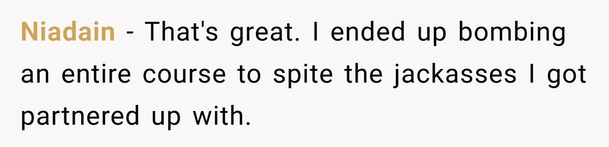 Group Project Sabotage: Faking A Flat Tire to Let Slackers Sink