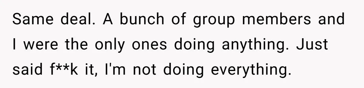 Group Project Sabotage: Faking A Flat Tire to Let Slackers Sink