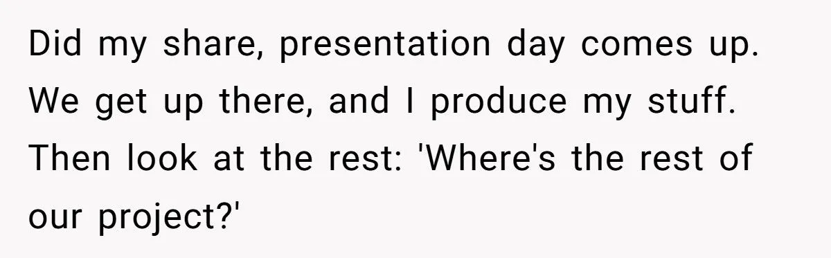 Group Project Sabotage: Faking A Flat Tire to Let Slackers Sink