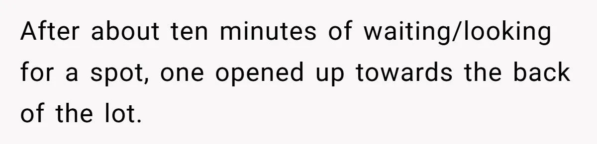 Fake Note On Corvette For Taking Four Parking Spots