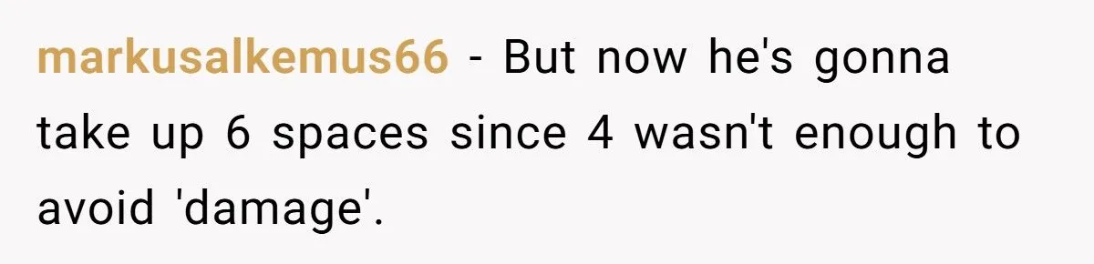 Fake Note On Corvette For Taking Four Parking Spots