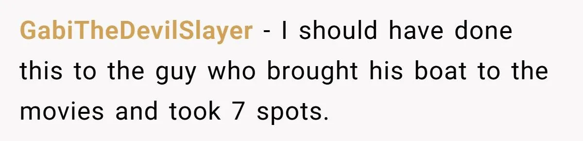 Fake Note On Corvette For Taking Four Parking Spots