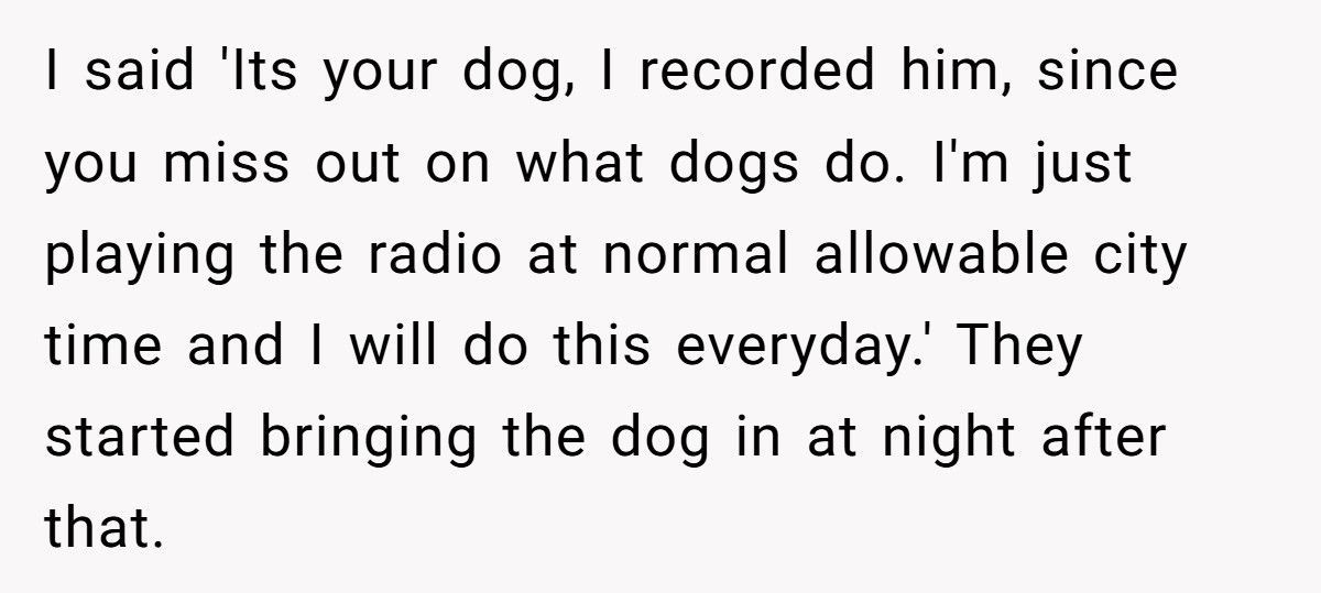 Nonstop Barking at Night? Neighbor’s Own Stereo Became the Perfect Revenge