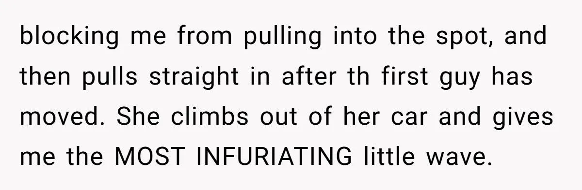 She Tried to Save 5 Minutes by Cutting the Line - Ended Up Stuck for 20 in the Most Humiliating Way