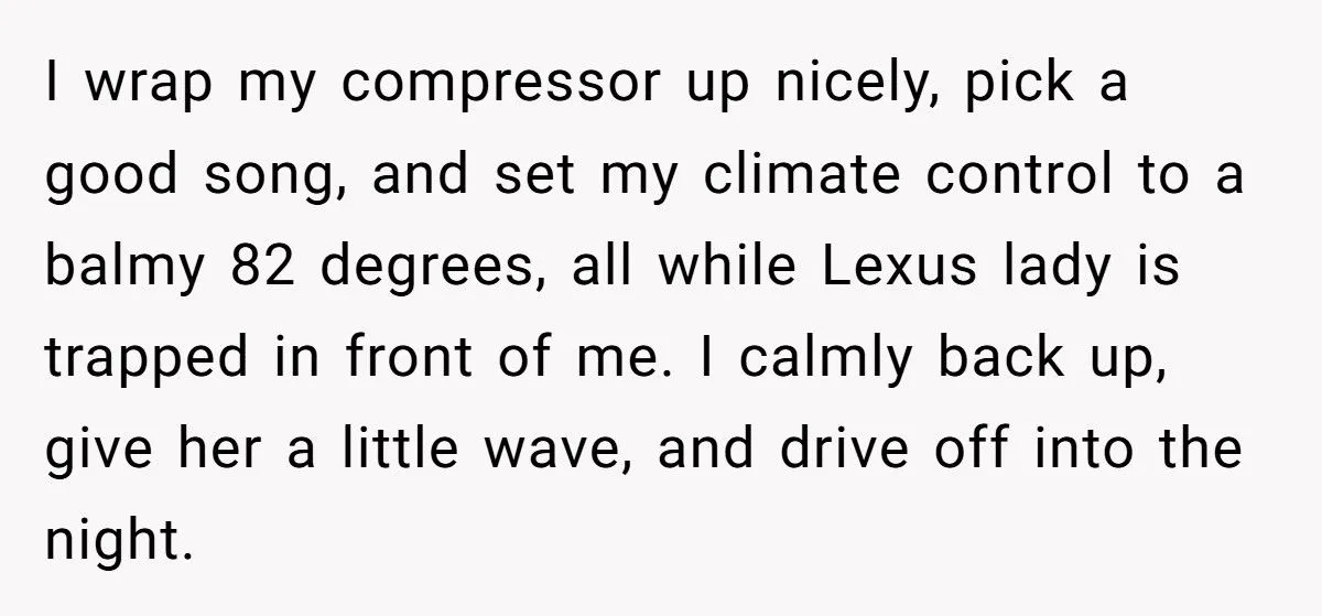She Tried to Save 5 Minutes by Cutting the Line - Ended Up Stuck for 20 in the Most Humiliating Way