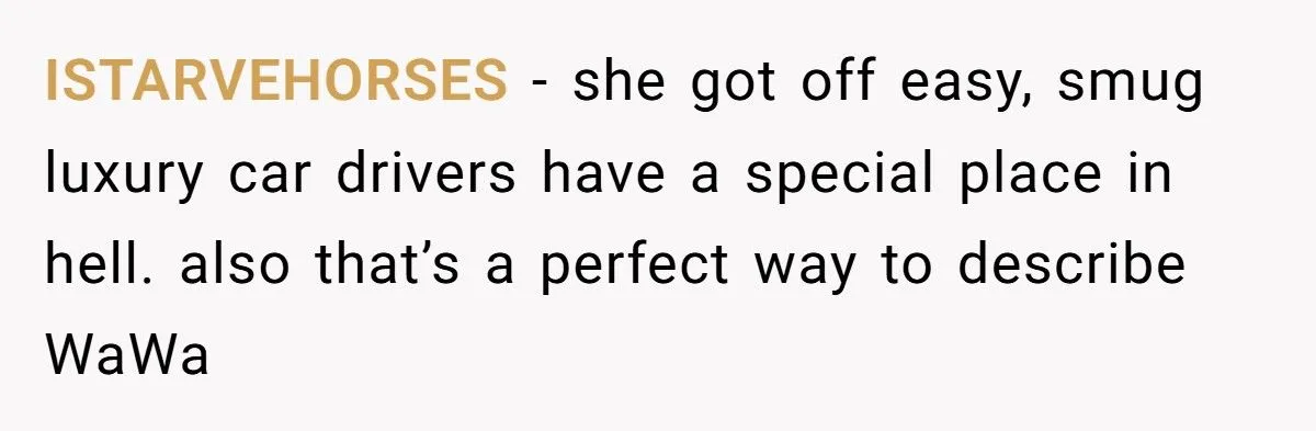 She Tried to Save 5 Minutes by Cutting the Line - Ended Up Stuck for 20 in the Most Humiliating Way