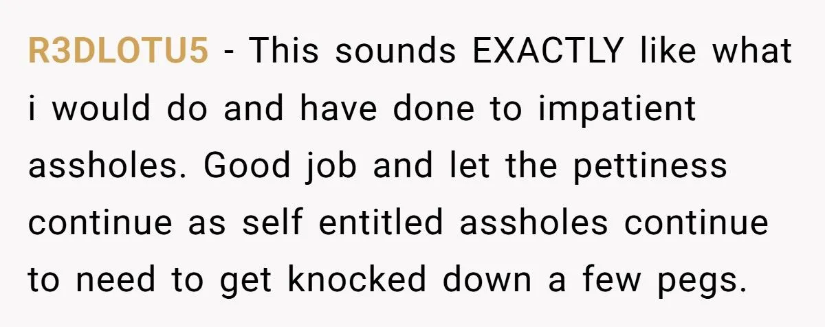 She Tried to Save 5 Minutes by Cutting the Line - Ended Up Stuck for 20 in the Most Humiliating Way