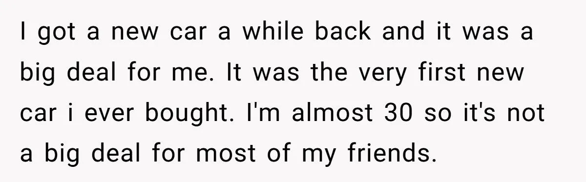 They Pretended to Be Unimpressed by Their Friend’s New Car After She Ignored Their Own - Were They Being Petty