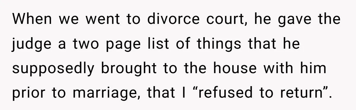 Divorcing Wife Outsmarts Her Ex’s Scheme to Have Her Jailed - Leaves Him Fuming With a Box of Junk Instead