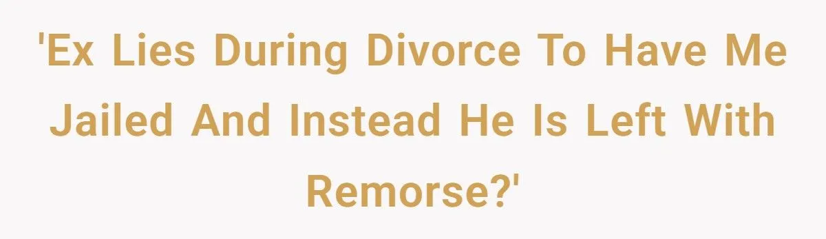 Divorcing Wife Outsmarts Her Ex’s Scheme to Have Her Jailed - Leaves Him Fuming With a Box of Junk Instead