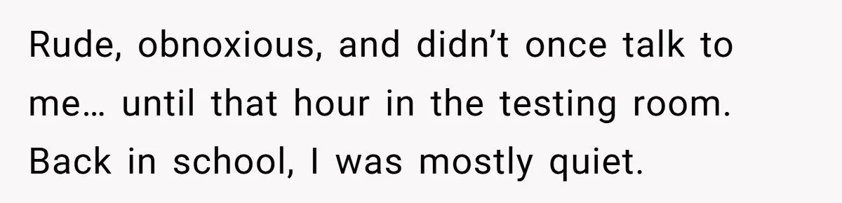 A Student Let a Classmate Cheat, Only to Swap in the Correct Answers and Watch Him Fail