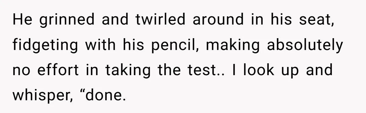A Student Let a Classmate Cheat, Only to Swap in the Correct Answers and Watch Him Fail