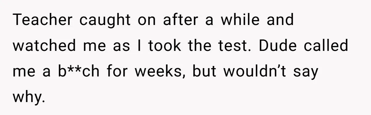 A Student Let a Classmate Cheat, Only to Swap in the Correct Answers and Watch Him Fail