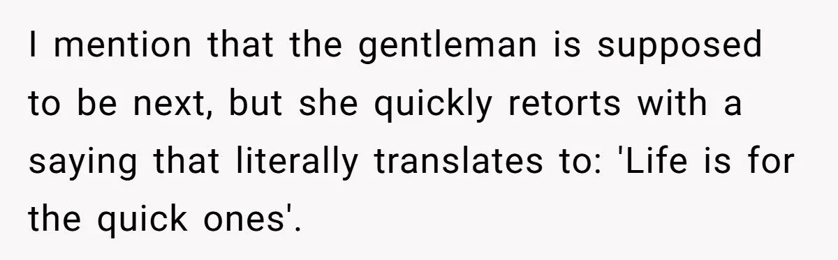 Entitled Shopper Tries to Cut in Line with ‘Life Is for the Quick Ones’ Excuse - Cashier Turns Her Own Words Against Her