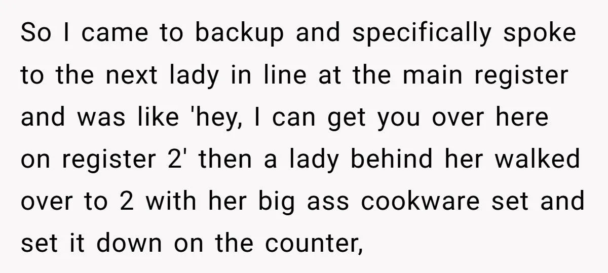 Entitled Shopper Tries to Cut in Line with ‘Life Is for the Quick Ones’ Excuse - Cashier Turns Her Own Words Against Her