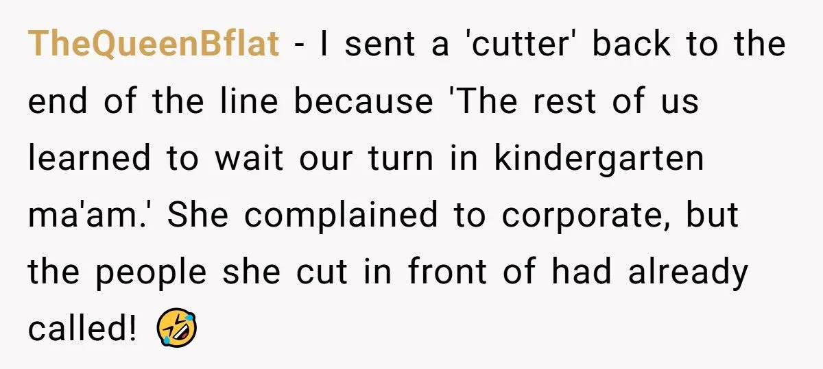 Entitled Shopper Tries to Cut in Line with ‘Life Is for the Quick Ones’ Excuse - Cashier Turns Her Own Words Against Her Entitled Shopper Tries to Cut in Line with ‘Life Is for the Quick Ones’ Excuse - Cashier Turns Her Own Words Against Her