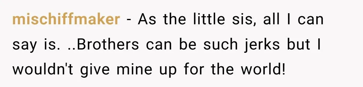 Older Brother Gets the Perfect Payback on Sister Who Refused to “Be His Mom” During Vacation