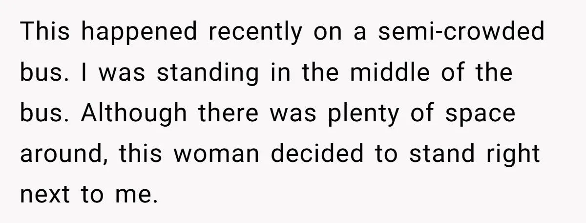 Woman Turns Into a “Human Pillar” on a Bus - Until Petty Revenge Sends Her Crashing to the Floor