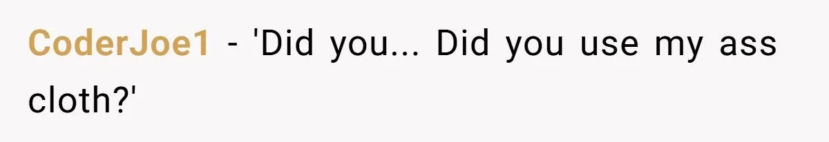 Roommate’s Washcloth Theft Backfires With A Grimy Revenge