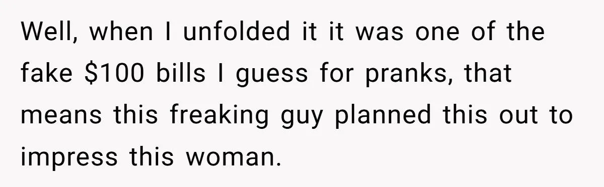 The Customer Who Tried to Impress a Date With a Fake $100 - and Got Publicly Humiliated by the Server He Tricked”