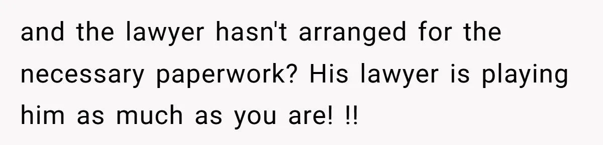 She Lets Her Ex-Husband Sink in Divorce Lawyer Fees After He Abandoned Her Across Continents