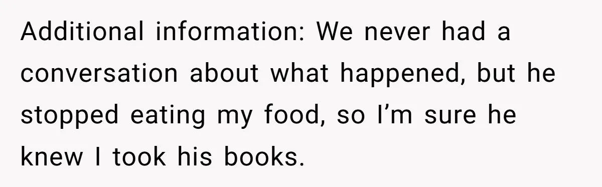 College Student Sells Roommate’s Books After Food Theft