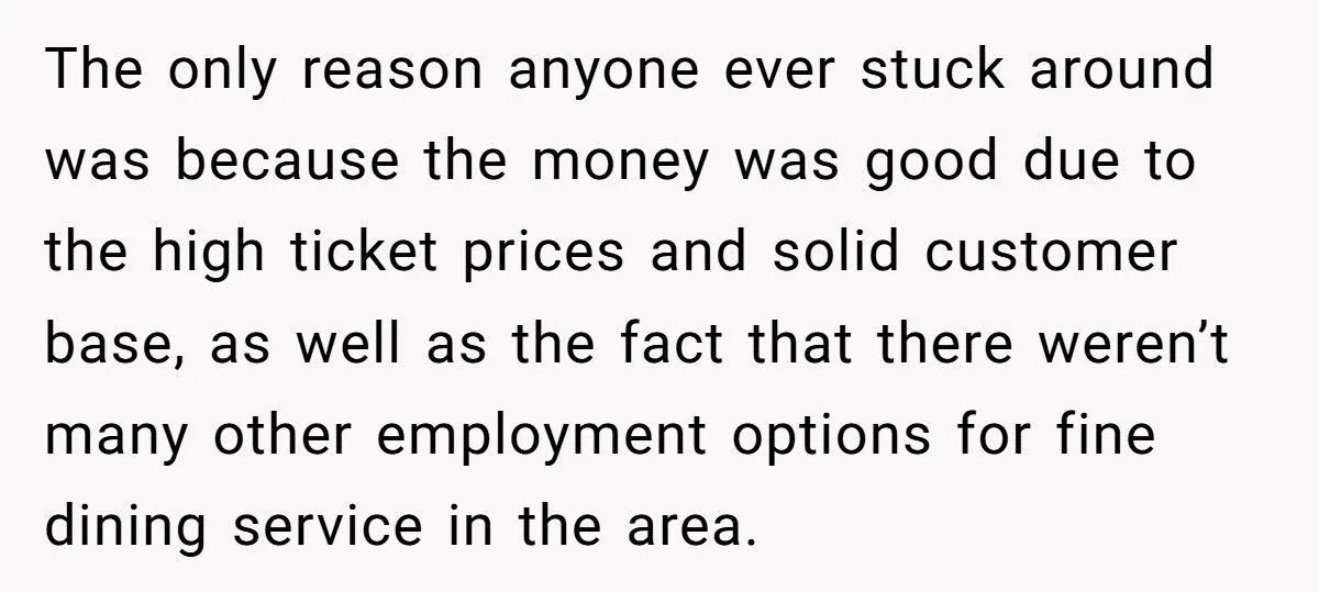 Waitress Quits Upscale Steakhouse With Epic Letter Campaign Against Abusive Owner