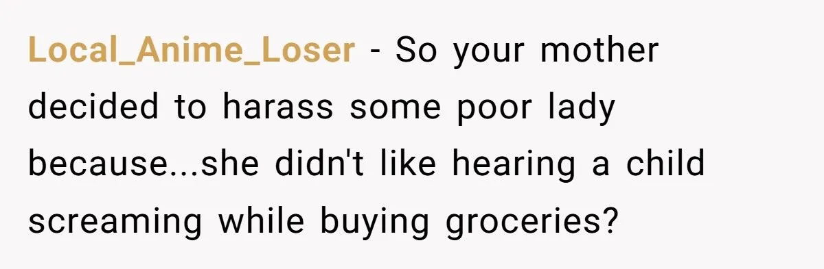 Mom Follows Rude Shopper With Crying Toddler For Revenge