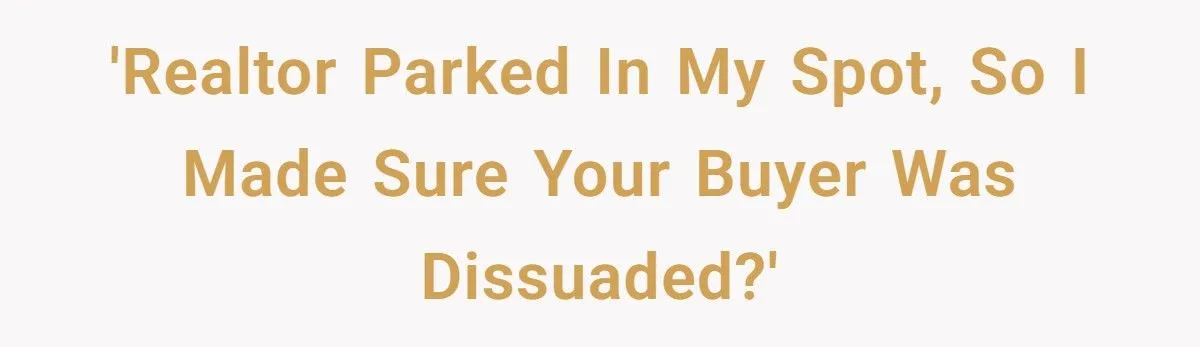 Condo Owner Blasts Rap Music To Spite Rude Realtor In Their Parking Spot