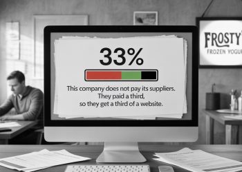 Client Ghosts Designer, Gets A 33% Website Surprise