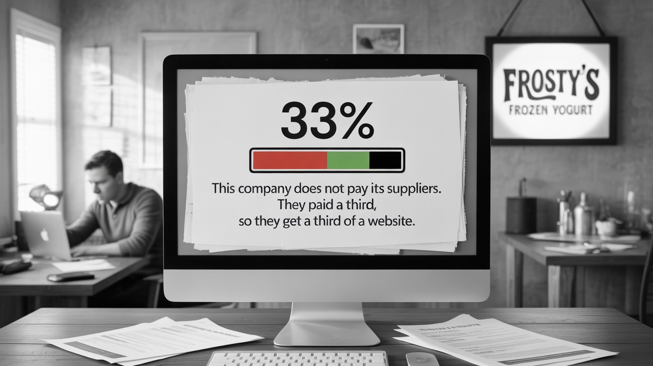 Client Ghosts Designer, Gets A 33% Website Surprise