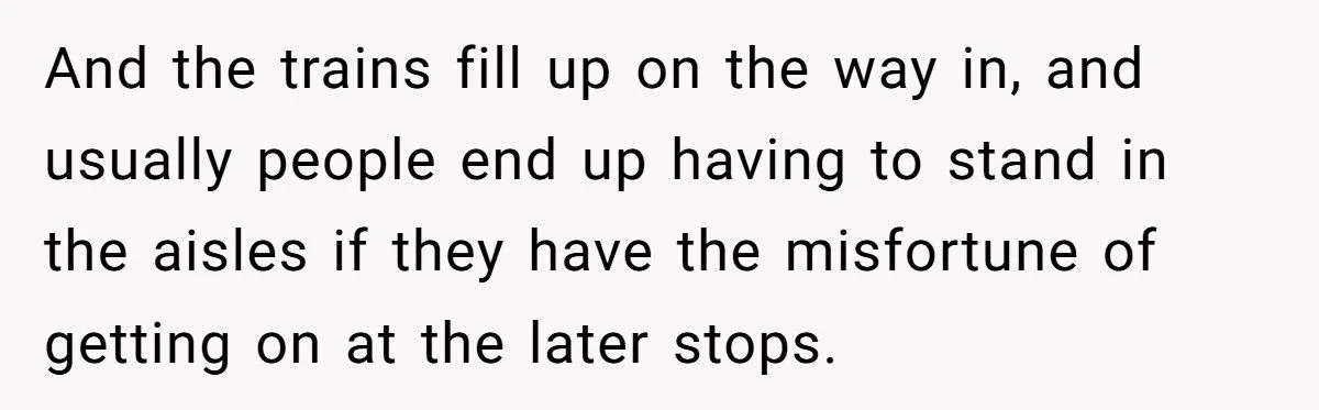 Commuter Thwarts Seat-Hogging Jerk On Train With Persistent Sit-Downs