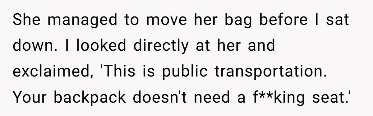Commuter Thwarts Seat-Hogging Jerk On Train With Persistent Sit-Downs