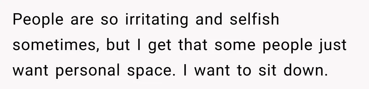 Commuter Thwarts Seat-Hogging Jerk On Train With Persistent Sit-Downs