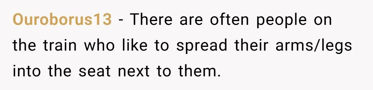 Commuter Thwarts Seat-Hogging Jerk On Train With Persistent Sit-Downs