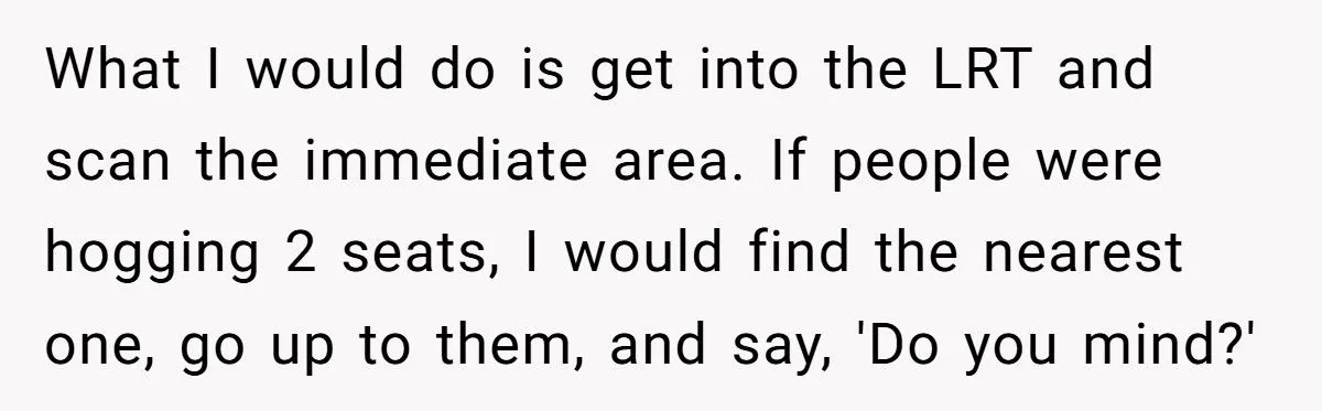 Commuter Thwarts Seat-Hogging Jerk On Train With Persistent Sit-Downs