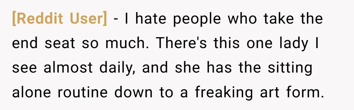 Commuter Thwarts Seat-Hogging Jerk On Train With Persistent Sit-Downs