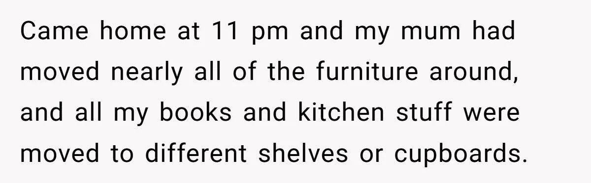 A Redditor’s Epic Furniture Swap Revenge After Mom Rearranged Their New Home