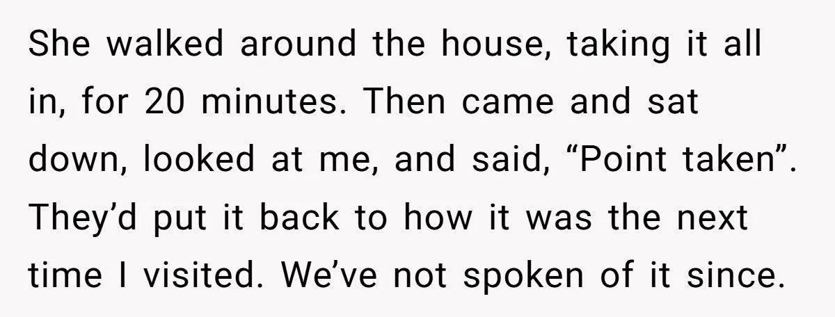 A Redditor’s Epic Furniture Swap Revenge After Mom Rearranged Their New Home