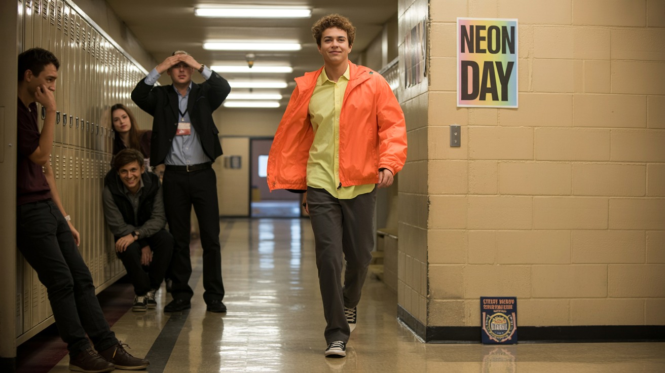 Student Blinds Bully Teacher With Neon Fashion Revenge