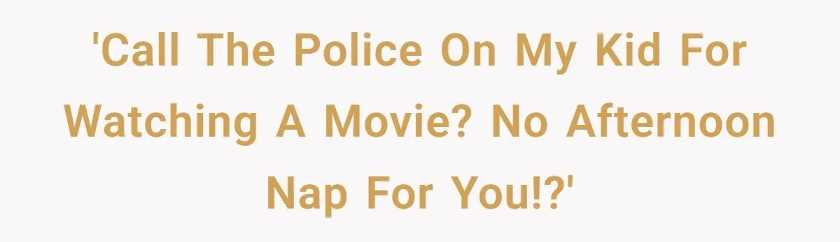 Nosy Neighbor Calls The Cops On A Movie Night, Dad’s Petty Revenge Steals The Show