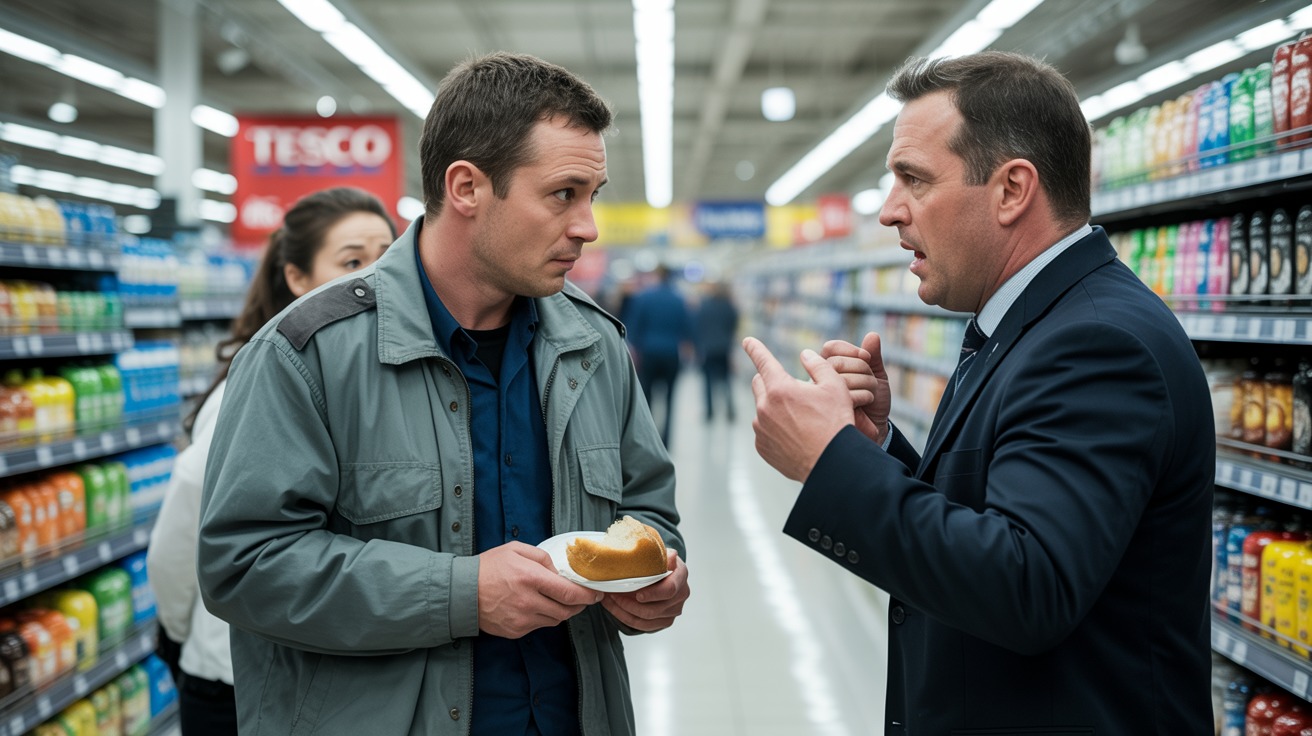 Tesco Manager Mistakes Customer For Guard, Carries Basket In Shame
