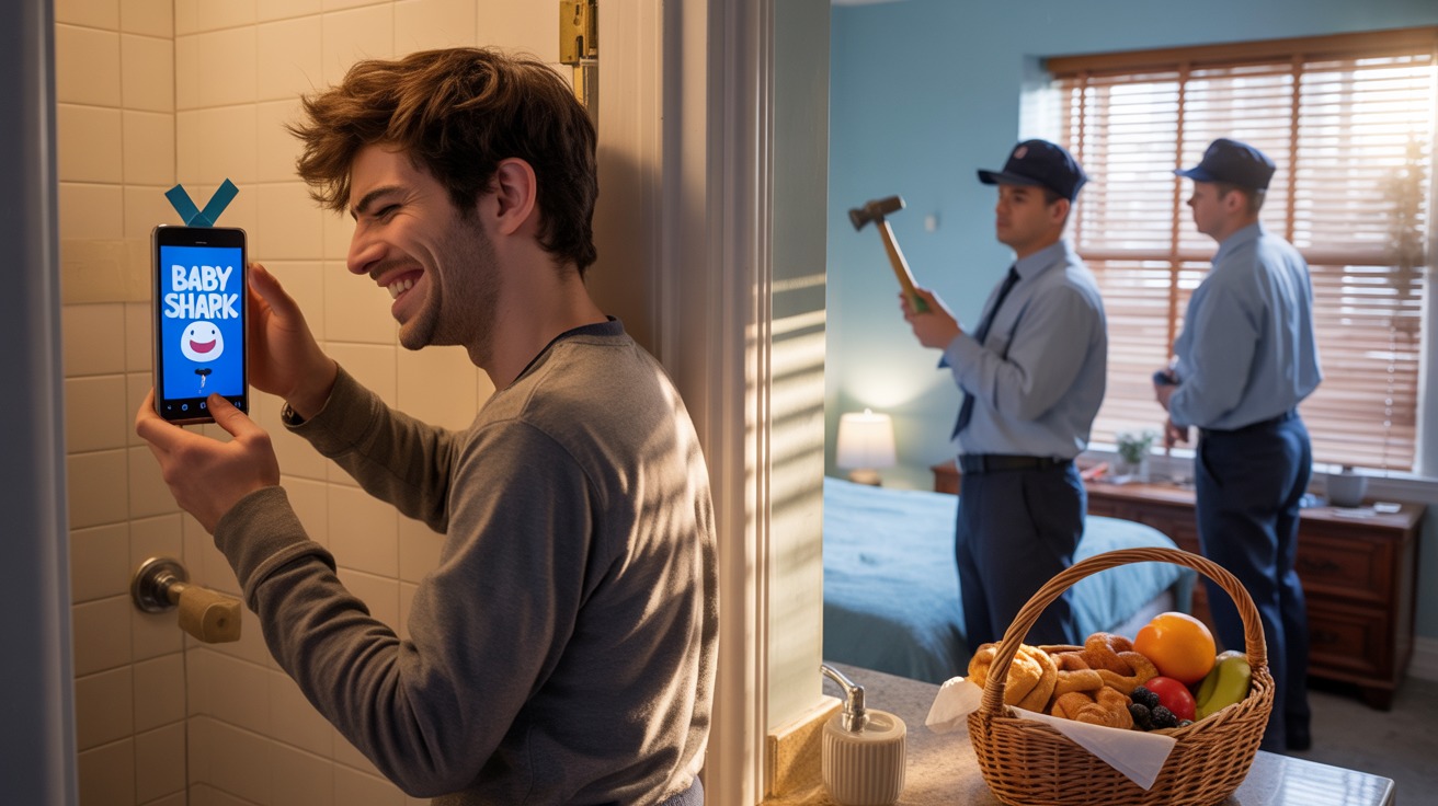 Apartment Tenant Blasts Baby Shark To Quiet Early Morning Maintenance