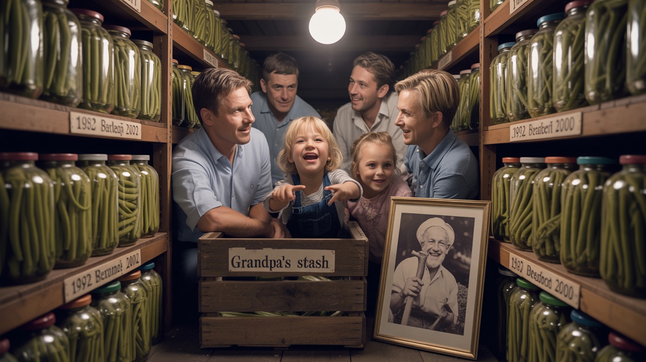 Grandpa’s Secret Green Bean Hoard: A Posthumous Prank