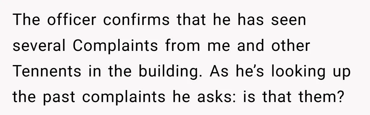 Loud Neighbors Woke Him at 10pm - He Got the Police Involved and Gave the Biggest Heel the Coldest Door