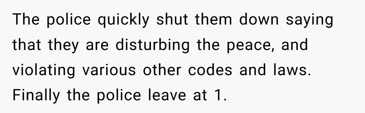 Loud Neighbors Woke Him at 10pm - He Got the Police Involved and Gave the Biggest Heel the Coldest Door